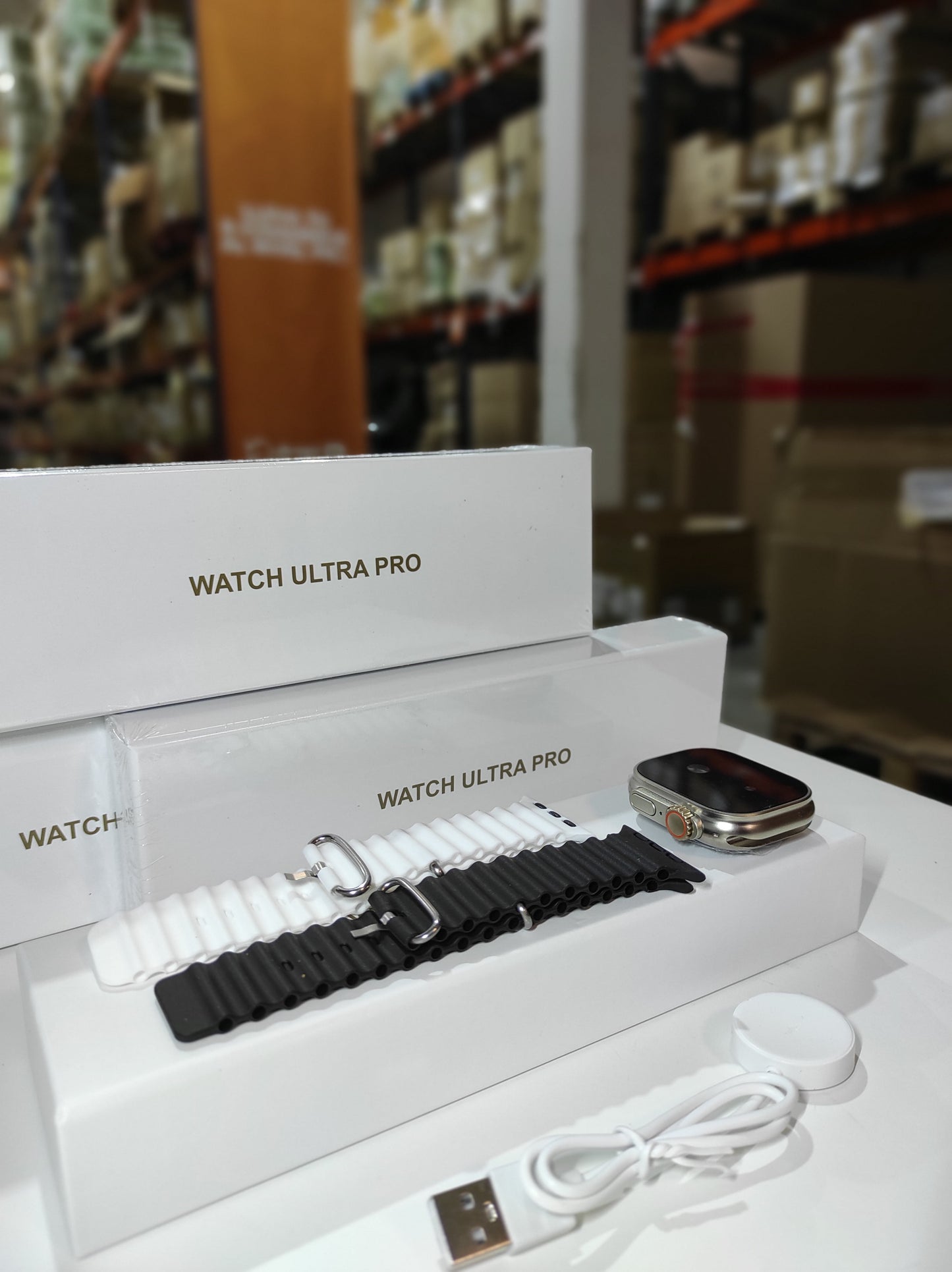 Smartwatch Ultra Pro con 2 correas ( blanco + negro ) - additional image 7