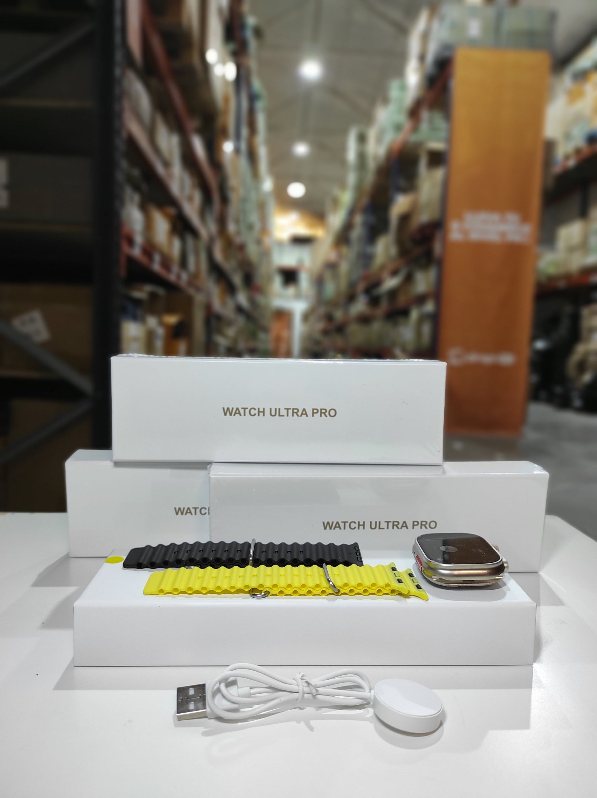 Smartwatch Ultra Pro con 2 correas ( amarillo + negro ) - additional image 2